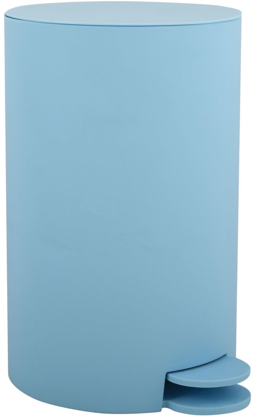 MSV pedálový odpadkový kôš Osaki, matný svetlomodrý, plast, 3 l