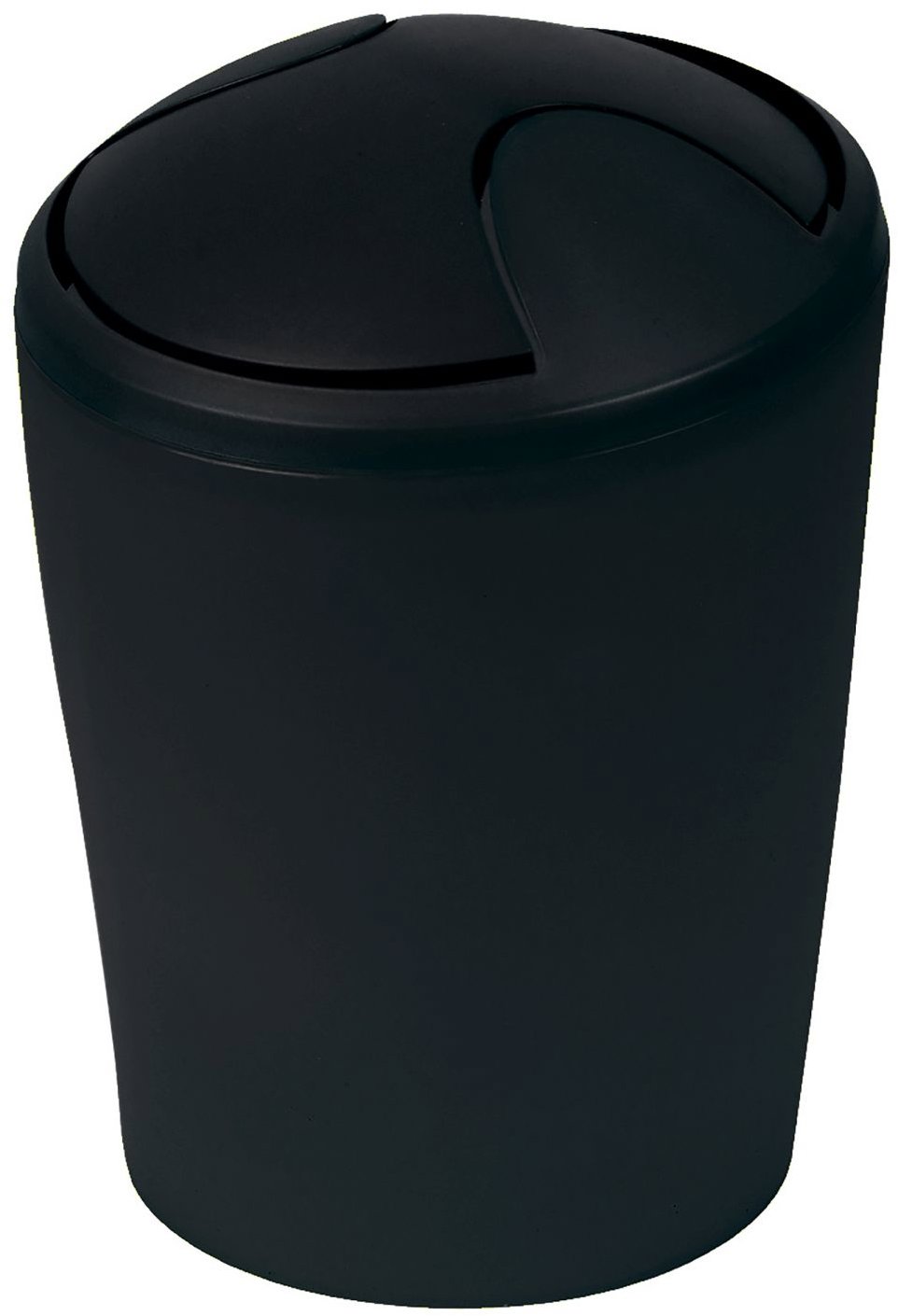 Spirella výklopný odpadkový kôš Move, čierny, plast, 5 l