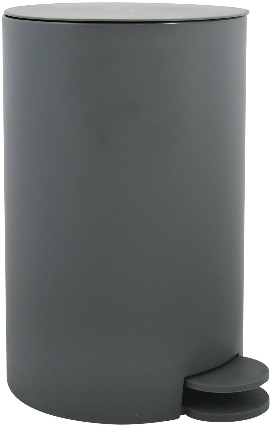 MSV pedálový odpadkový kôš Osaki, matný sivý, plast, 3 l