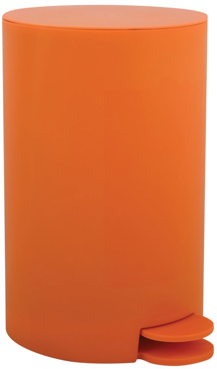 MSV pedálový odpadkový kôš Osaki, matný oranžový, plast, 3 l