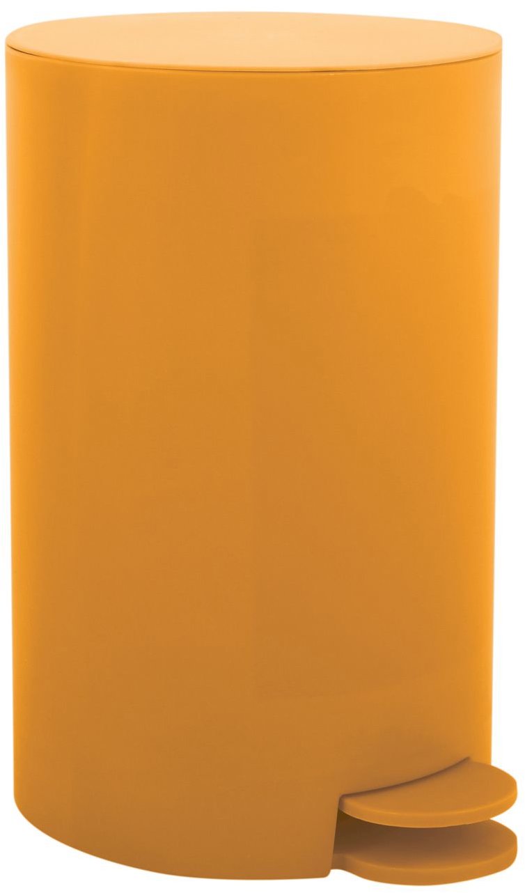 MSV pedálový odpadkový kôš Osaki, šafránovo žltý, plast, 3 l