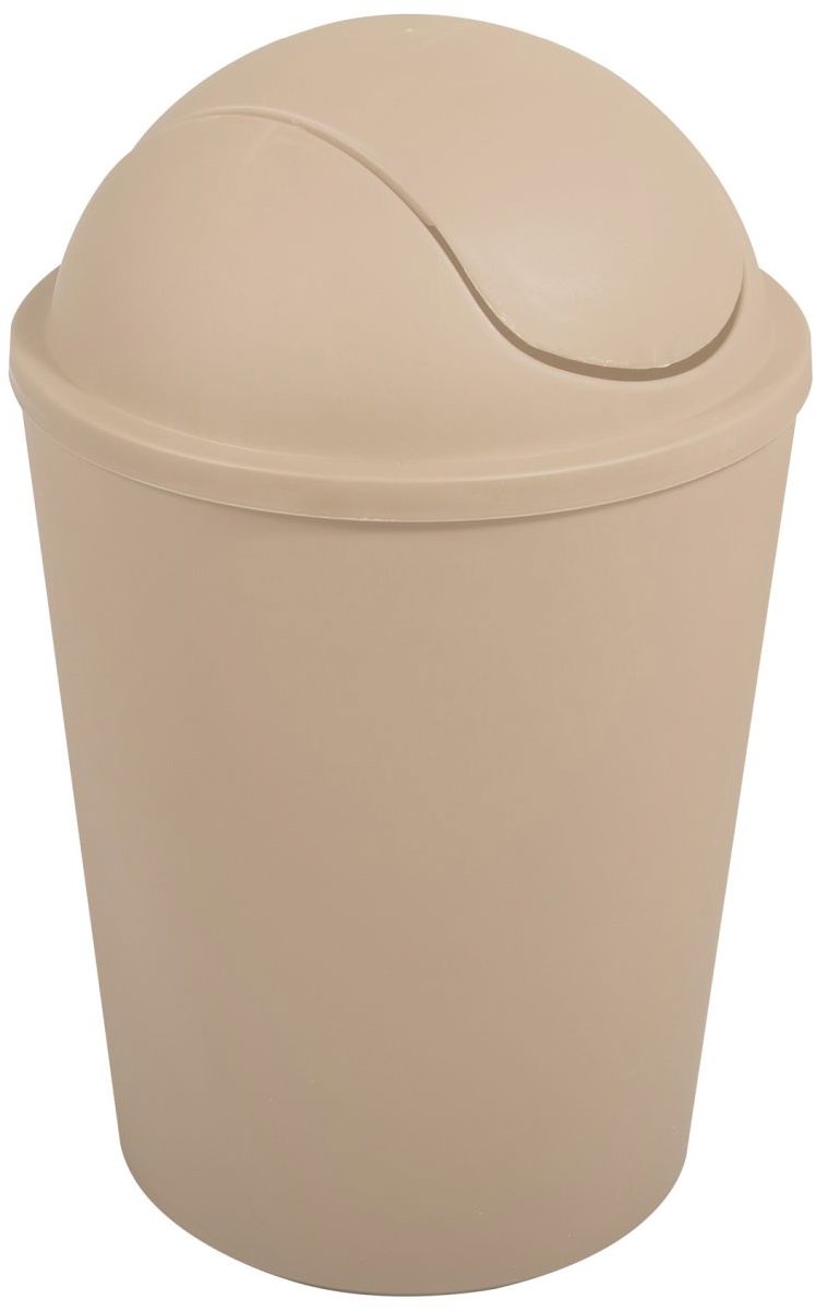 MSV výklopný kôš Ako, béžový, plast, 5,5 l