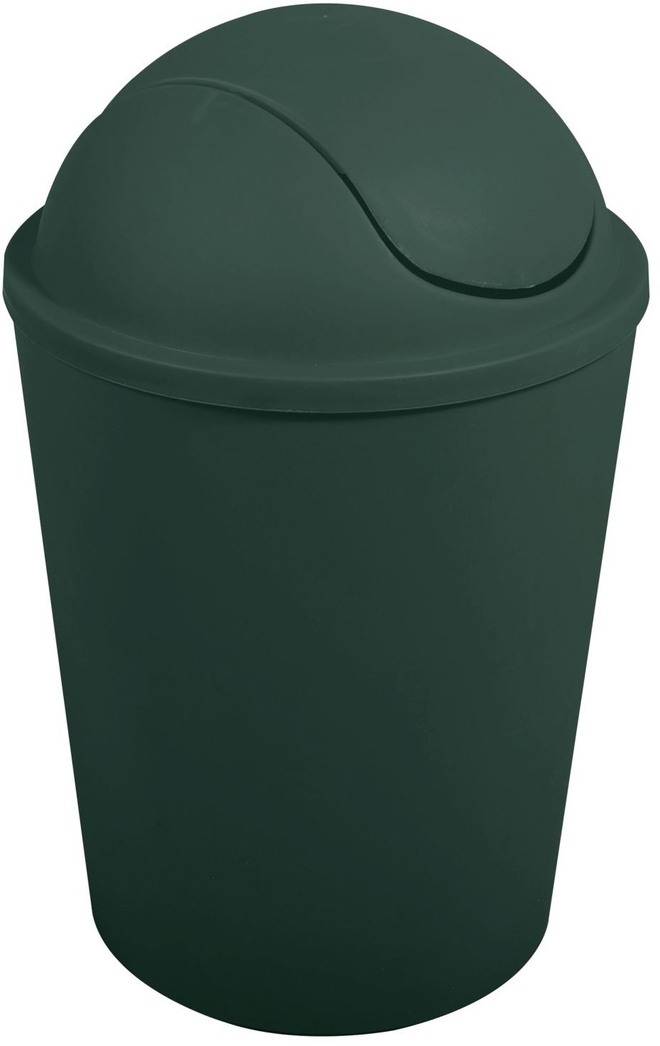 MSV výklopný kôš Ako, tmavozelený, plast, 5,5 l