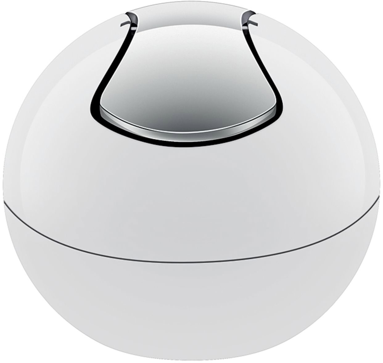 Spirella mini výklopný odpadkový kôš Bowl, biely, plast, 1 l