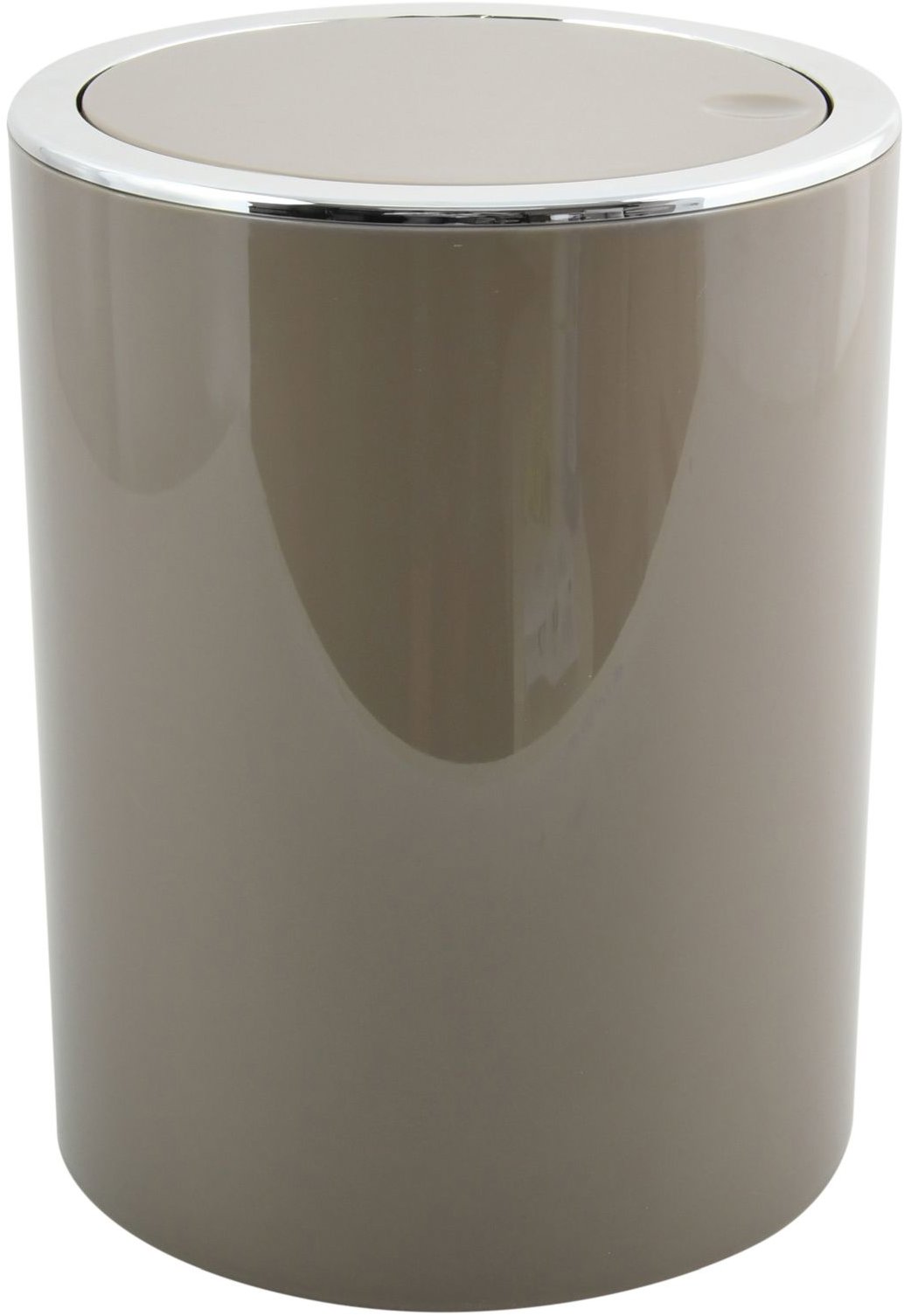 MSV výklopný odpadkový kôš Kamaka, sivo-hnedý, plast, 6 l