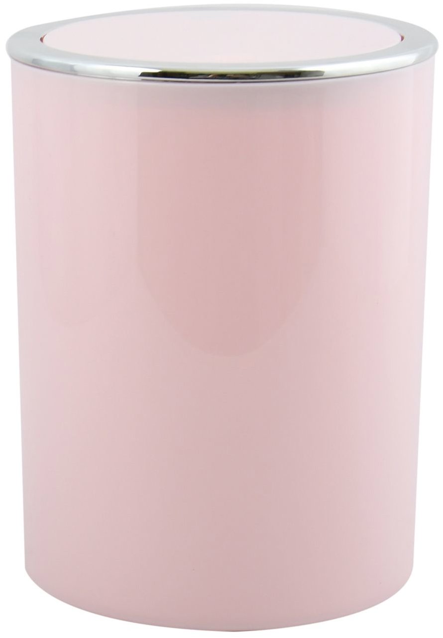 MSV výklopný odpadkový kôš Kamaka, pastelovo ružový, plast, 6 l