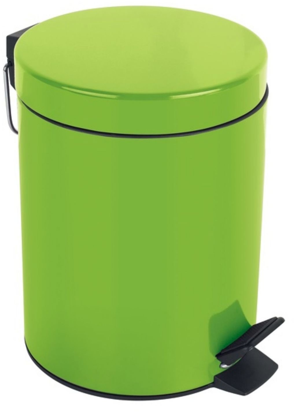 Spirella pedálový odpadkový kôš Sydney, zelený, oceľ, 3 l