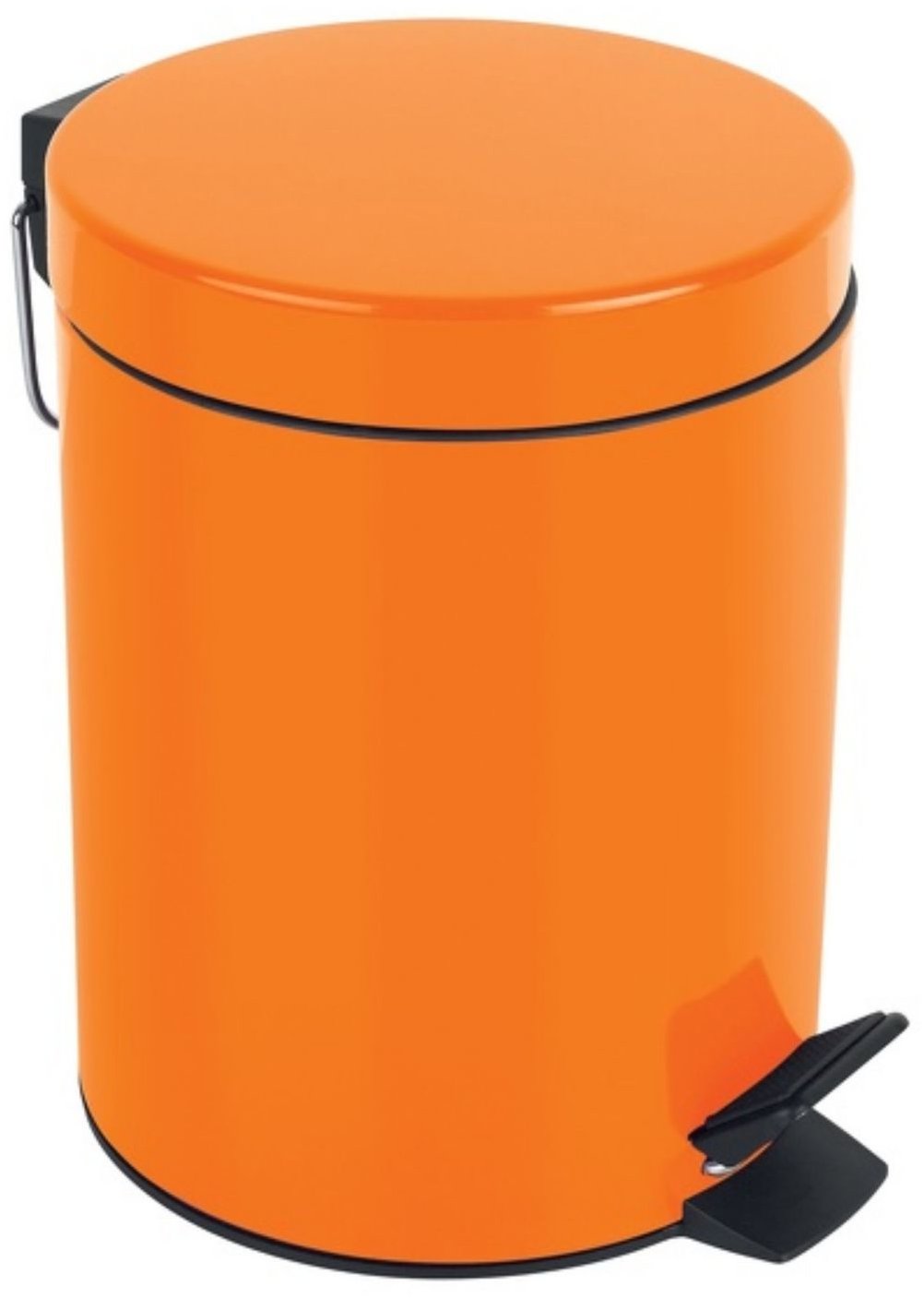 Spirella pedálový odpadkový kôš Sydney, oranžový, oceľ, 3 l