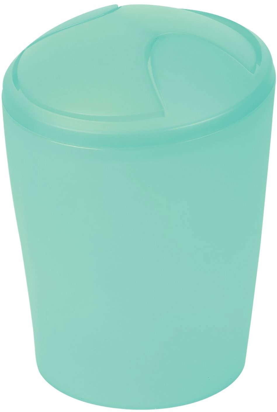 Spirella výklopný odpadkový kôš Move, mint zelený, plast, 2 l