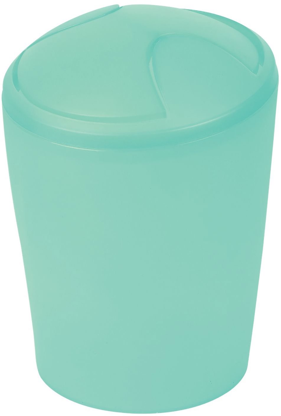 Spirella výklopný odpadkový kôš Move, mint zelený, plast, 5 l