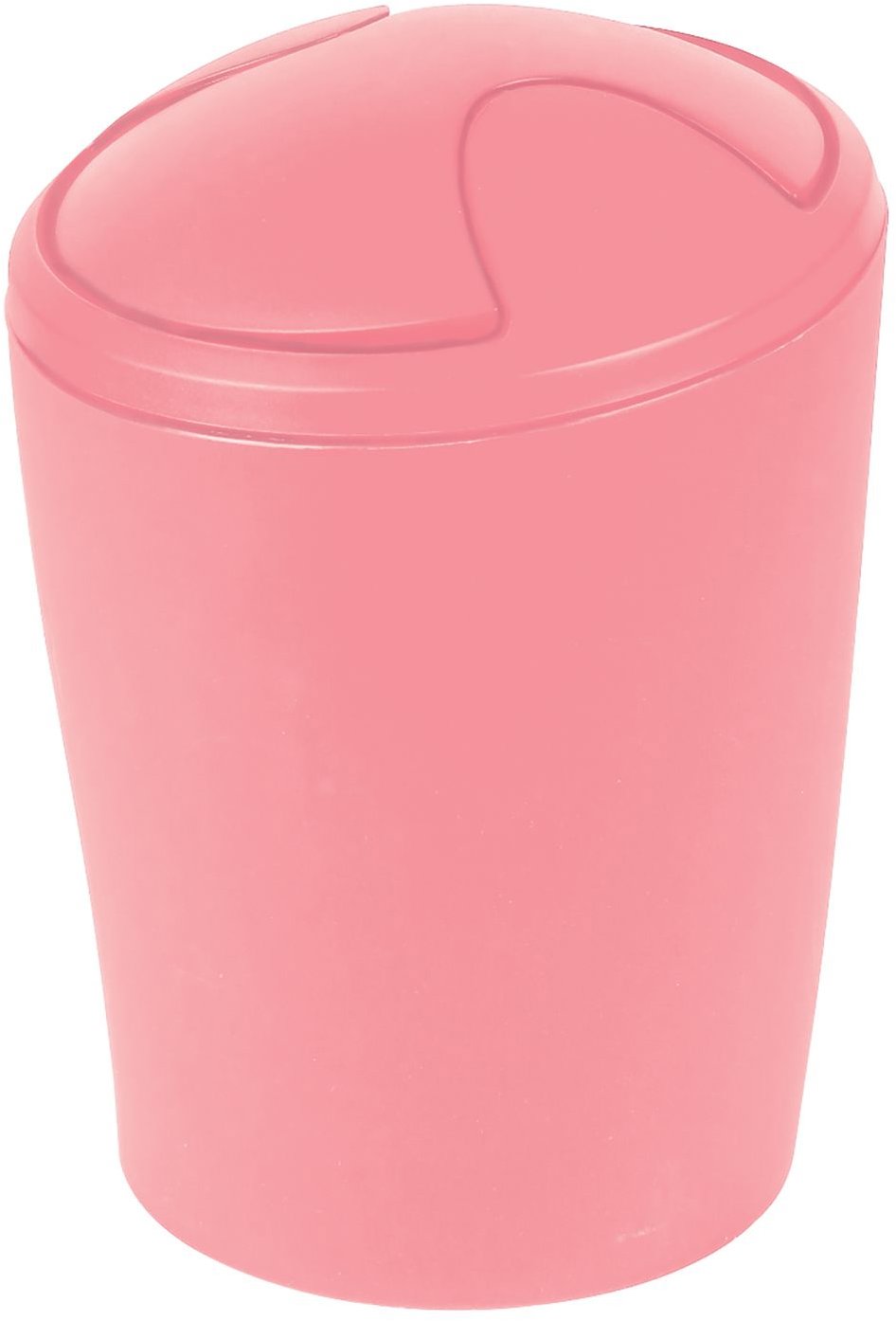 Spirella výklopný odpadkový kôš Move, ružový, plast, 2 l