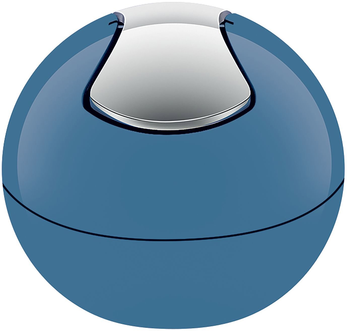 Spirella mini výklopný odpadkový kôš Bowl, modrý, plast, 1 l