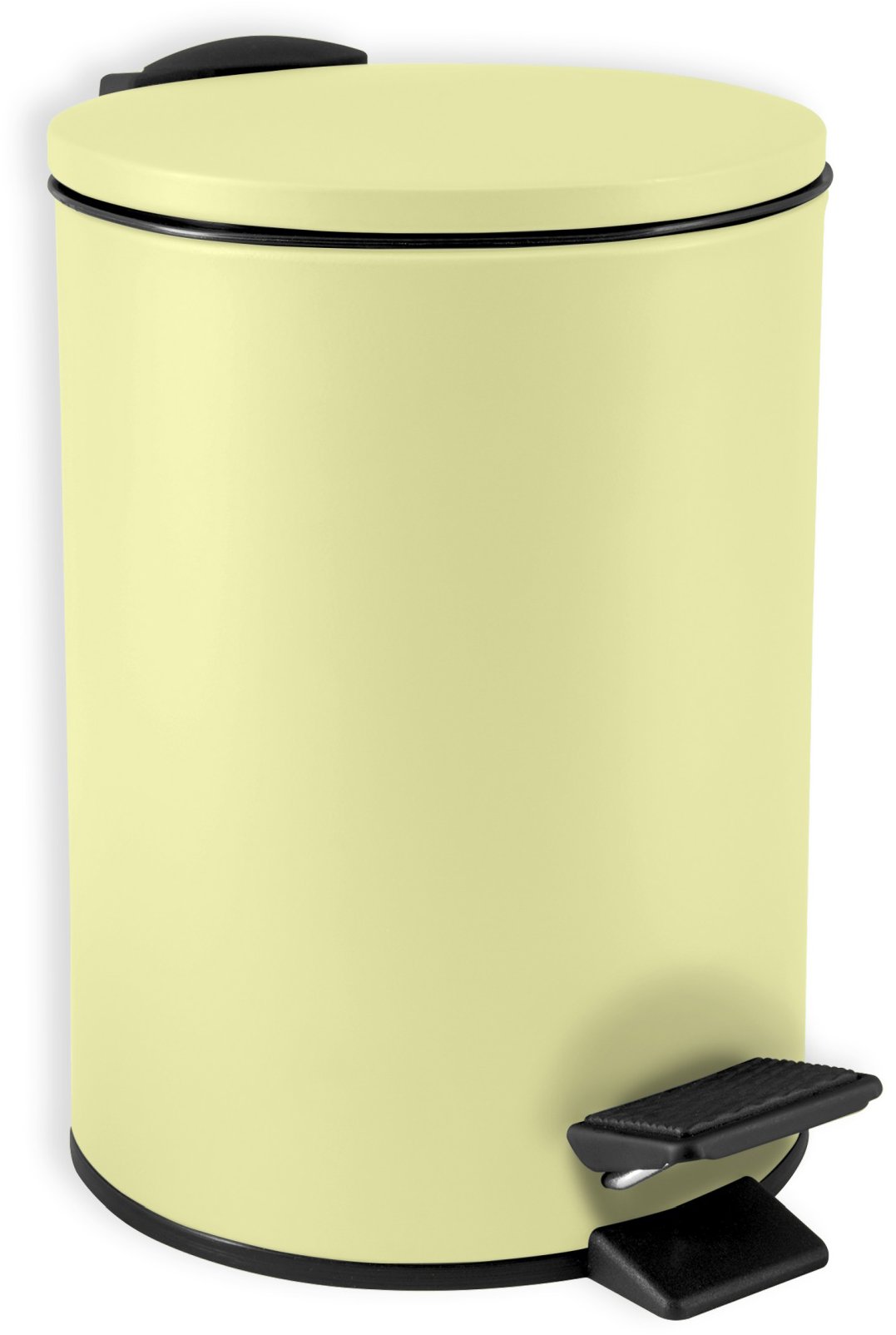 Spirella pedálový odpadkový kôš Adelar, matný žltý, oceľ, 3 l