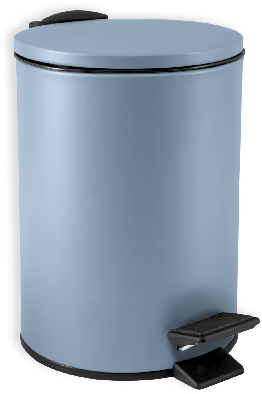 Spirella pedálový odpadkový kôš Adelar, matný hmlovo modrý, oceľ, 3 l