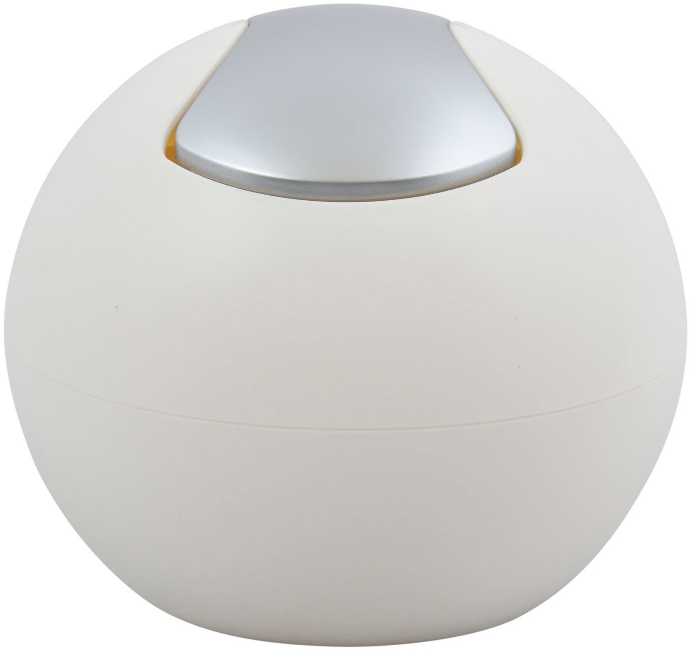 Spirella mini výklopný odpadkový kôš Bowl Matt, matný biely, plast, 1 l