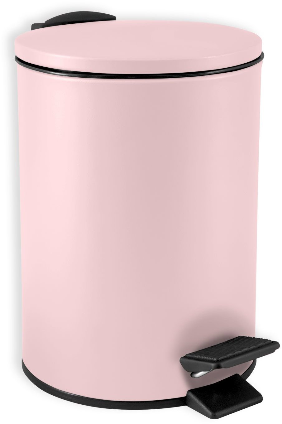 Spirella pedálový odpadkový kôš Adelar, matný ružový, oceľ, 3 l