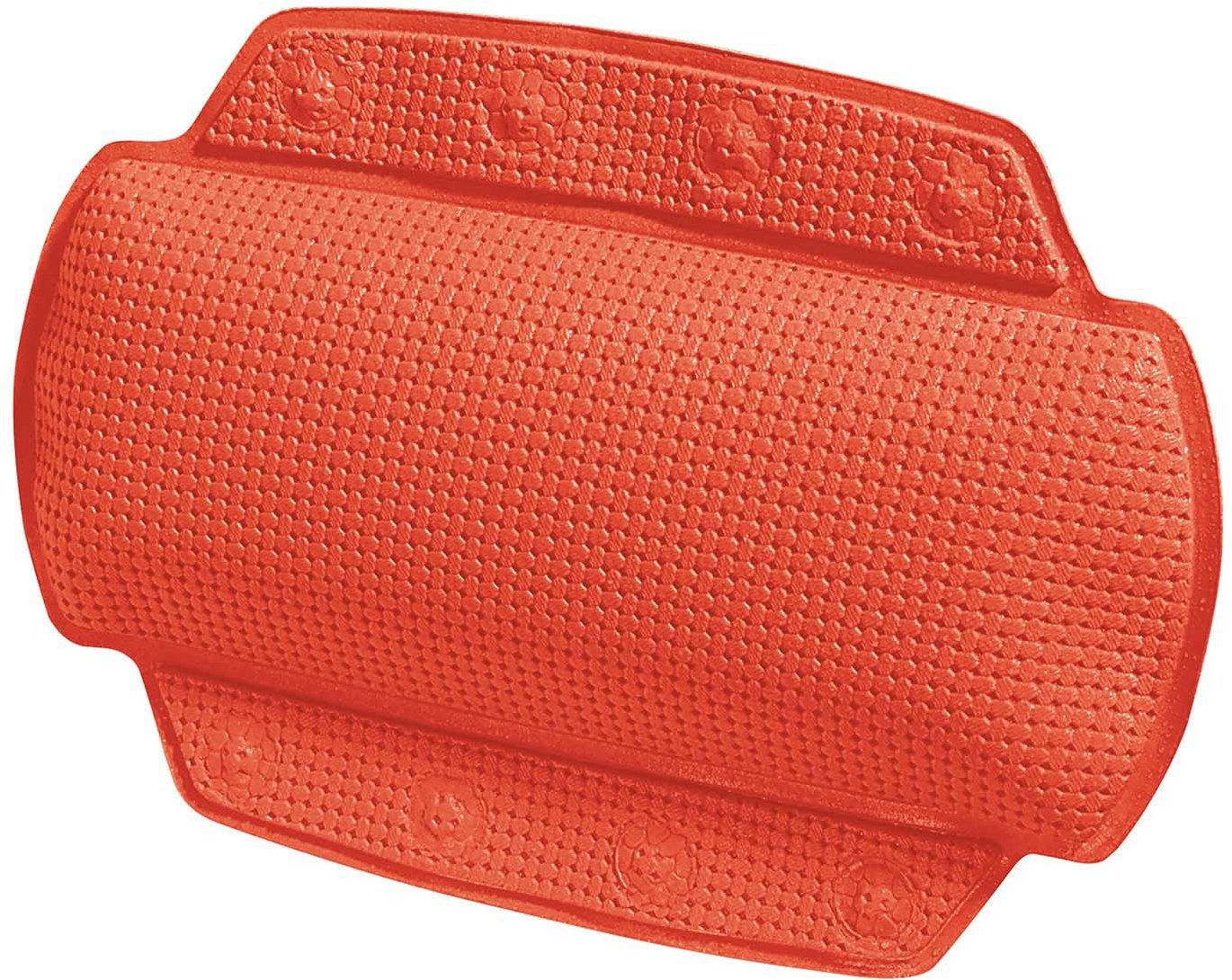 Spirella vankúš do vane ALASKA, červený, PVC, 32 × 23 cm