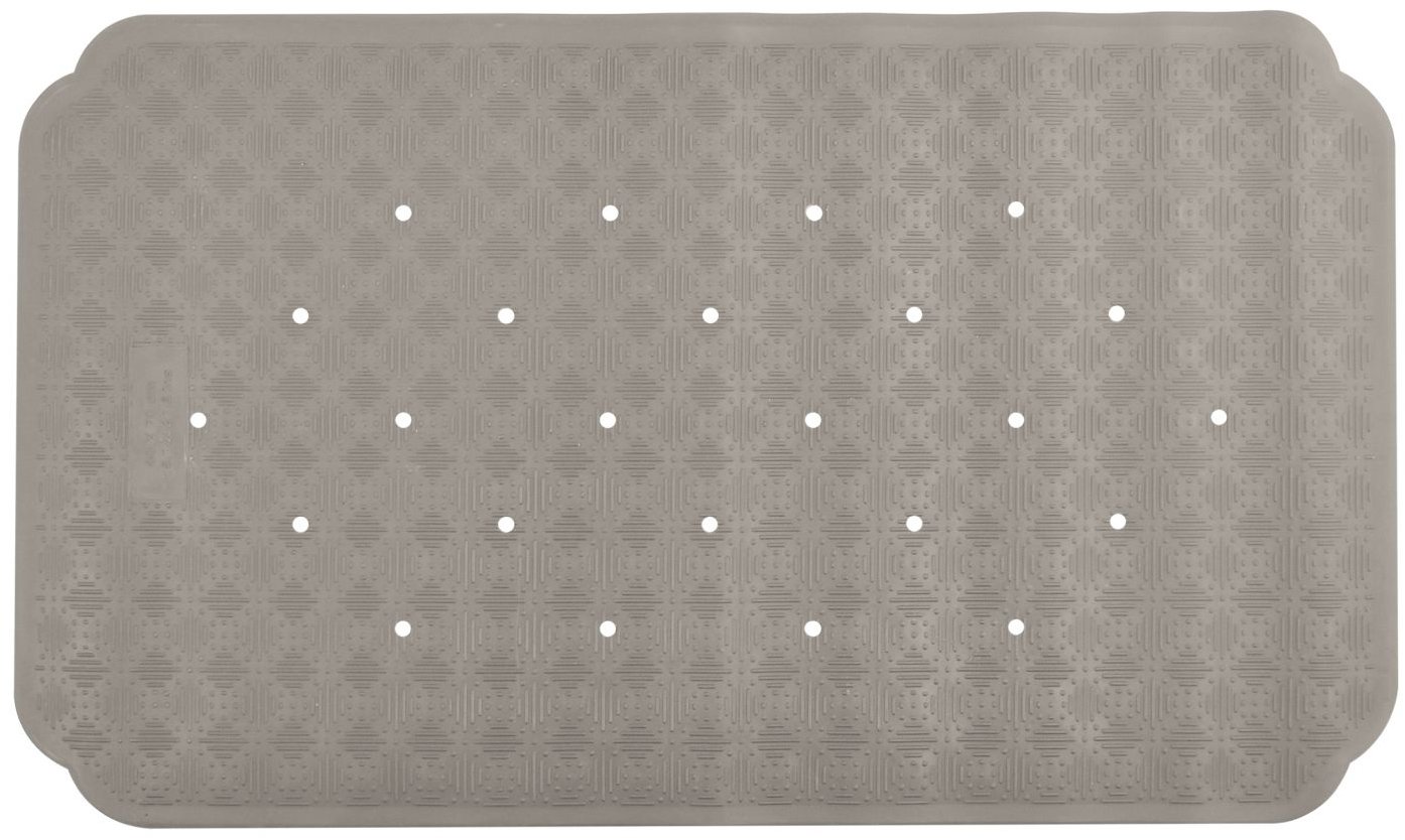 Spirella protišmyková podložka do vane Ruby, sivo-hnedá, 70 × 40 cm