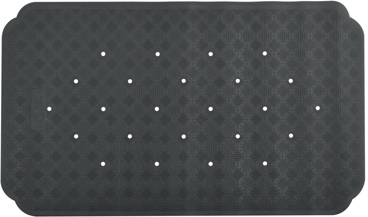 Spirella protišmyková podložka do vane Ruby, tmavosivá, 70 × 40 cm