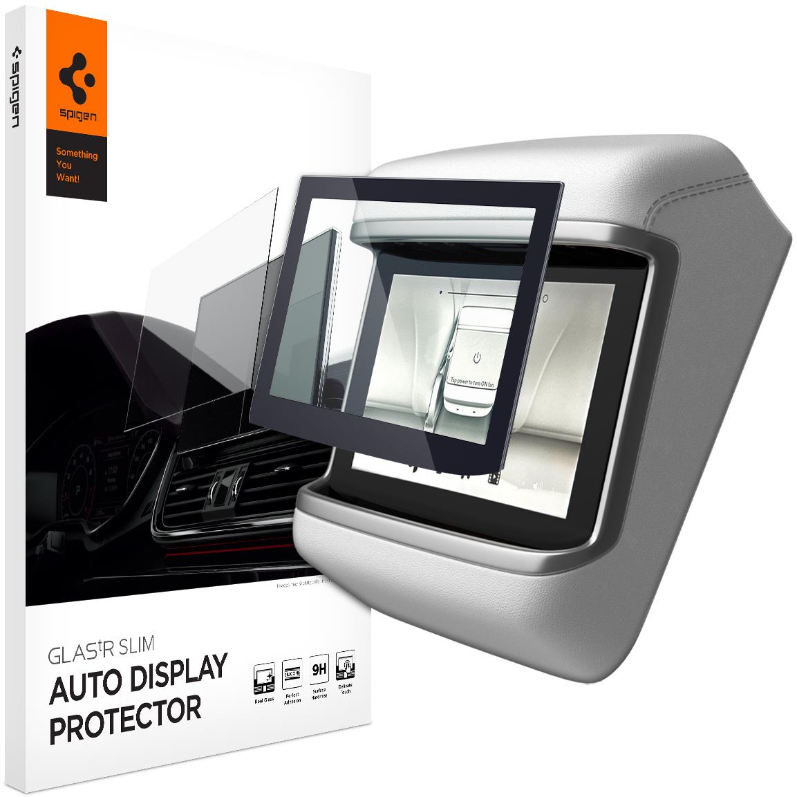 Spigen Tesla Glass.tR Slim Screen Protector Crystal Clear Model X(2022)/S(2021) 8"