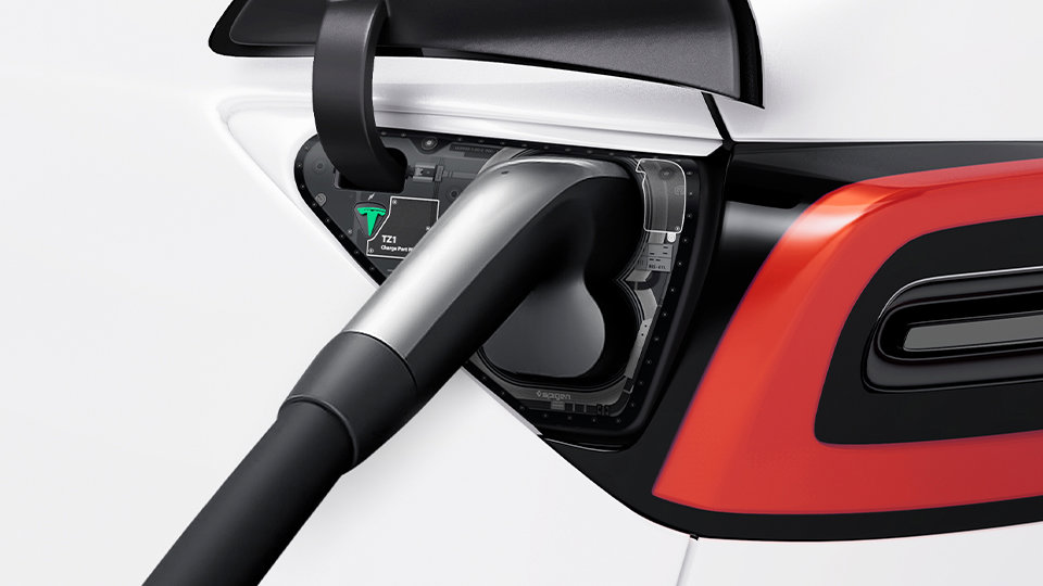 Spigen Tesla Charge Port Wrap zero oneTesla Model Y/3