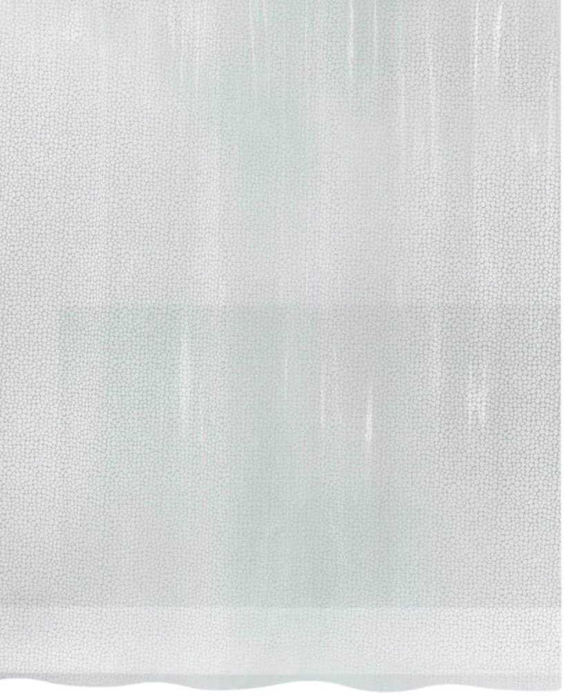 Spirella sprchový záves GALETS, motív kamienky, biely, PEVA, 180 × 200 cm