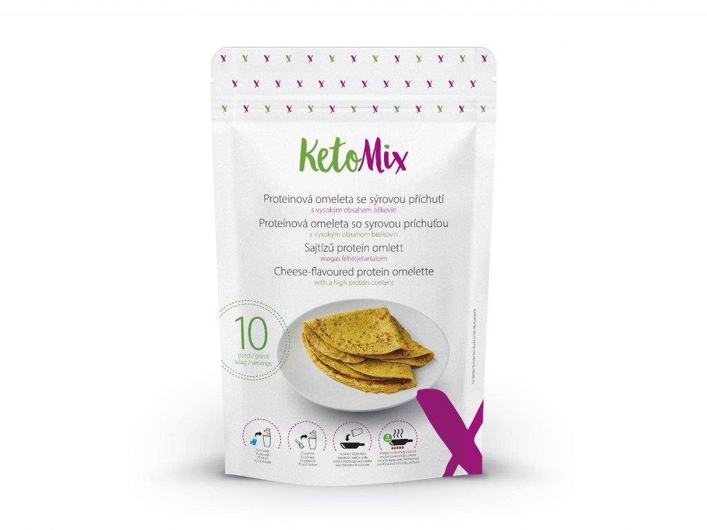 KetoMix Proteínová omeleta so syrovou príchuťou, 10 porcií
