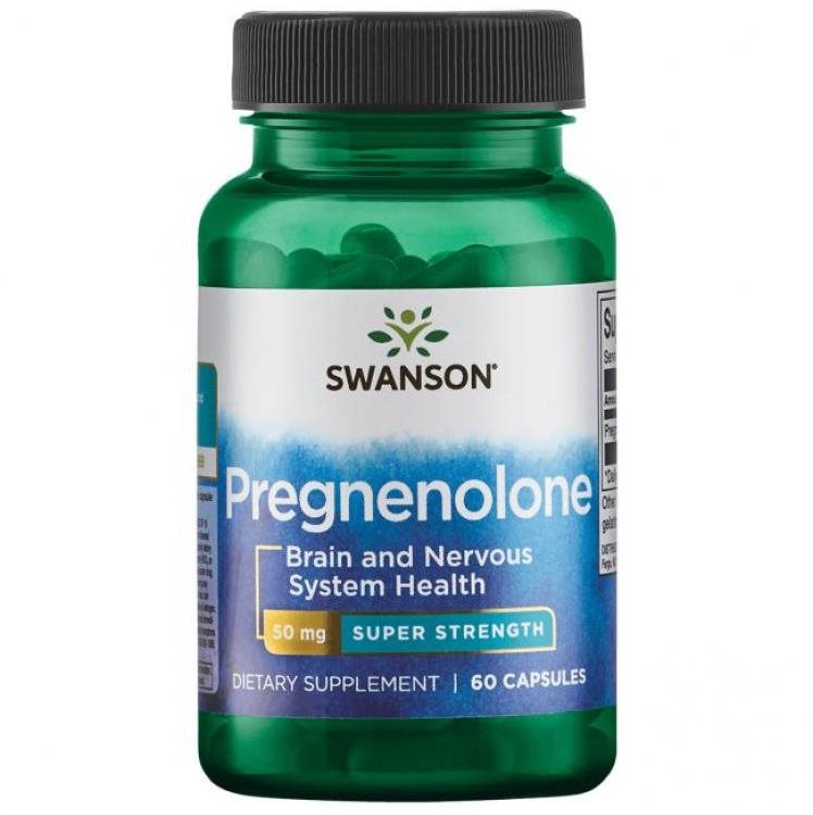 Swanson Pregnenolone 50 mg, 60 kapsúl