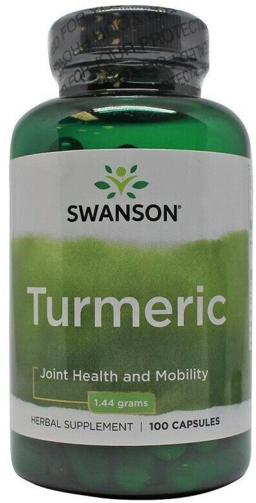 Swanson Turmeric – kurkuma, 1440 mg, 100 kapsúl