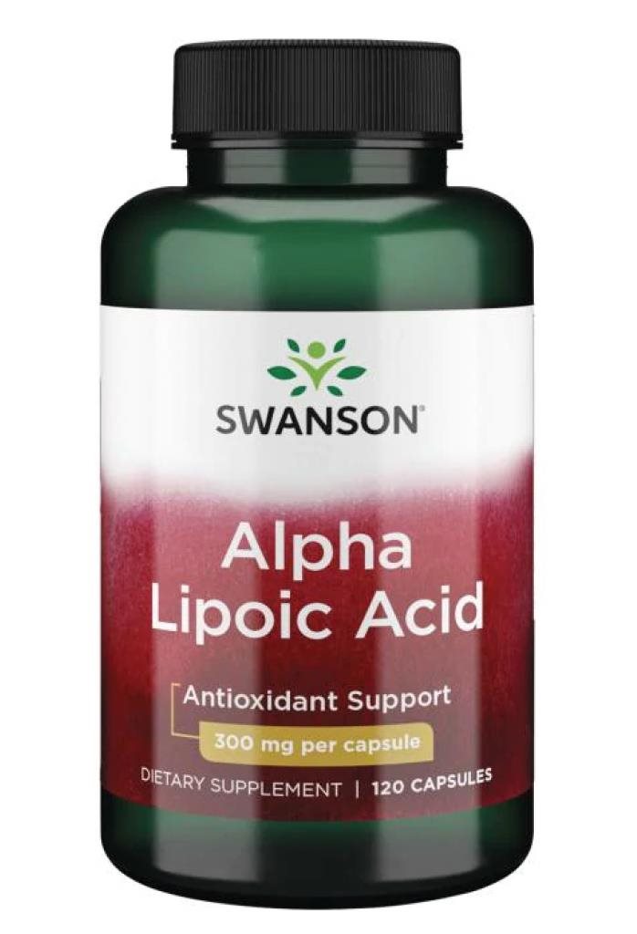 Swanson Alpha Lipoic Acid (Kyselina Alfa lipoová), 300 mg, 120 kapsúl