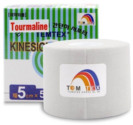 Temtex tape Tourmaline biela 5 cm