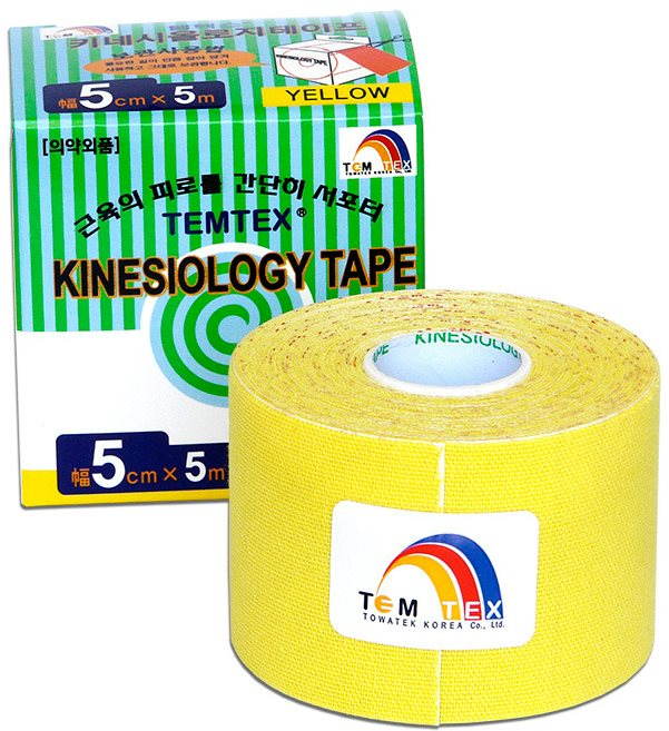 Temtex tape Tourmaline žltý 5 cm