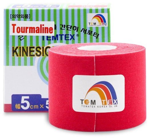 Temtex tape Tourmaline červený 5 cm