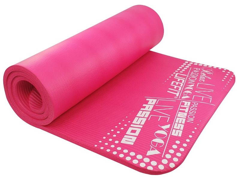 Lifefit Yoga mat exclusiv plus ružová