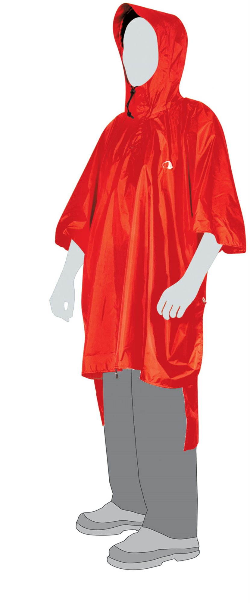 Tatonka Poncho 2 (M-L) red