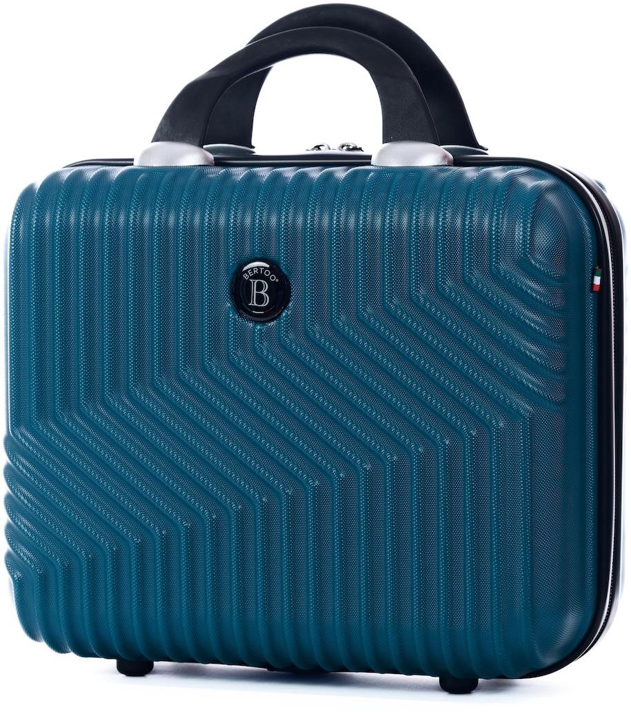 Bertoo Milano Cestovný kozmetický kufrík, zelený