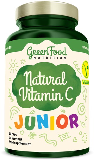 GreenFood Nutrition Junior Natural Vitamin C 90 kapsúl