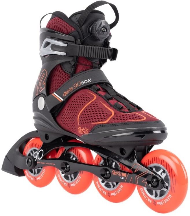 K2 ALEXIS 90 BOA burgandy_orange veľ. 36 EU/230 mm