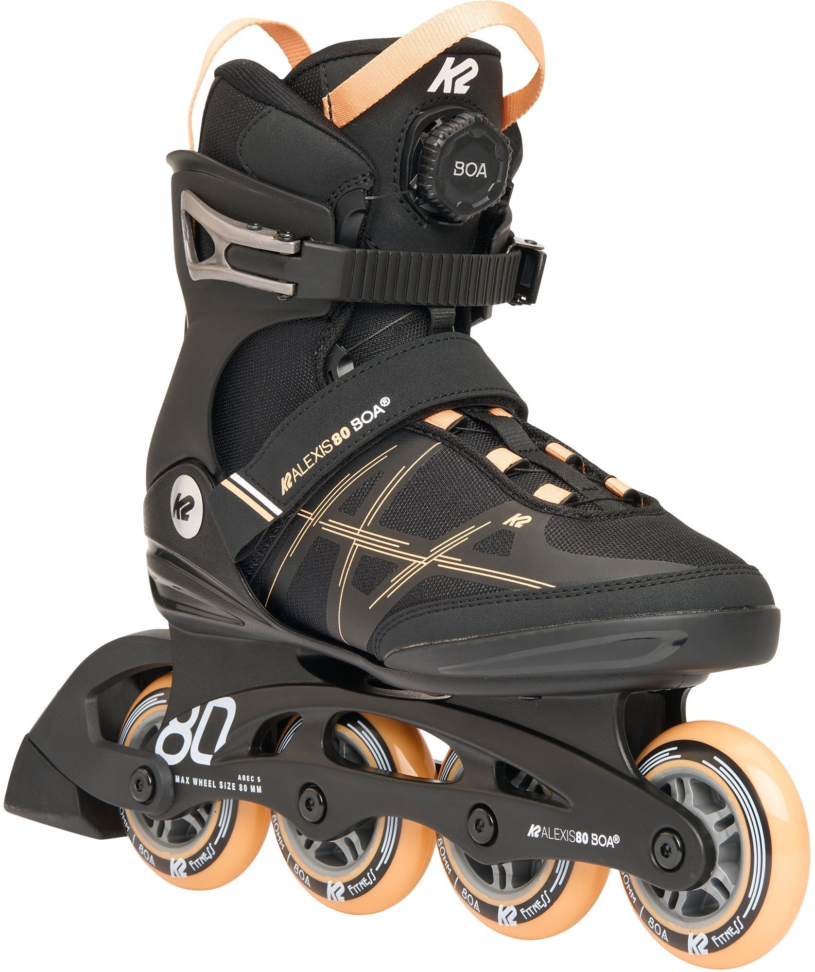 K2 ALEXIS 80 BOA black_pink veľkosť 41,5 EU/270 mm