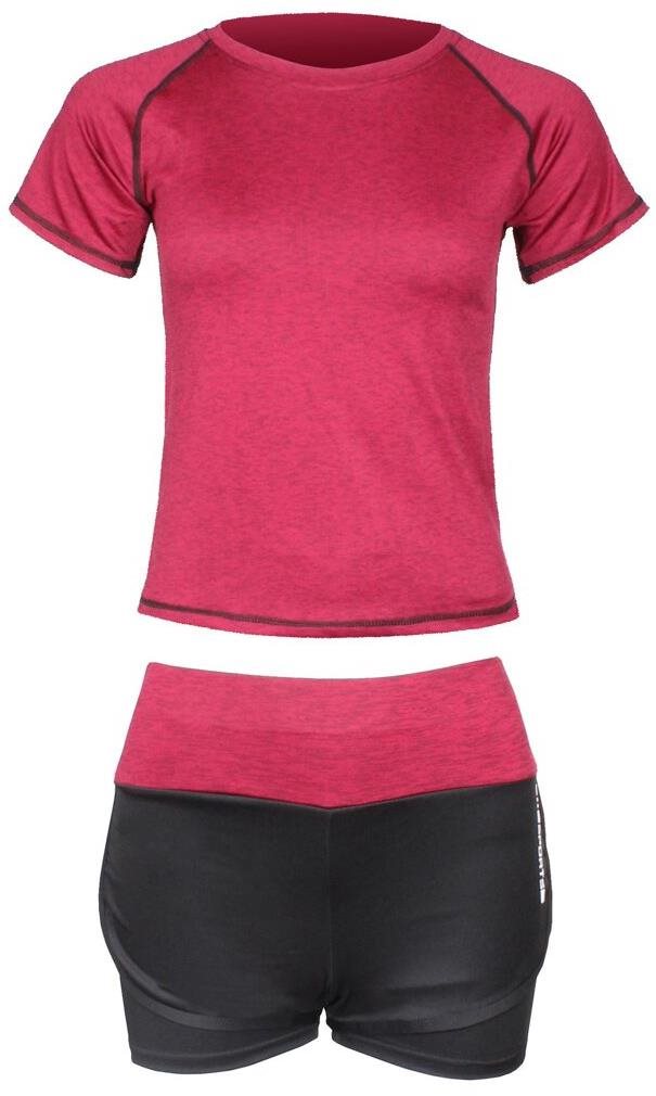 Merco Runner Short 2W fitness set plum S