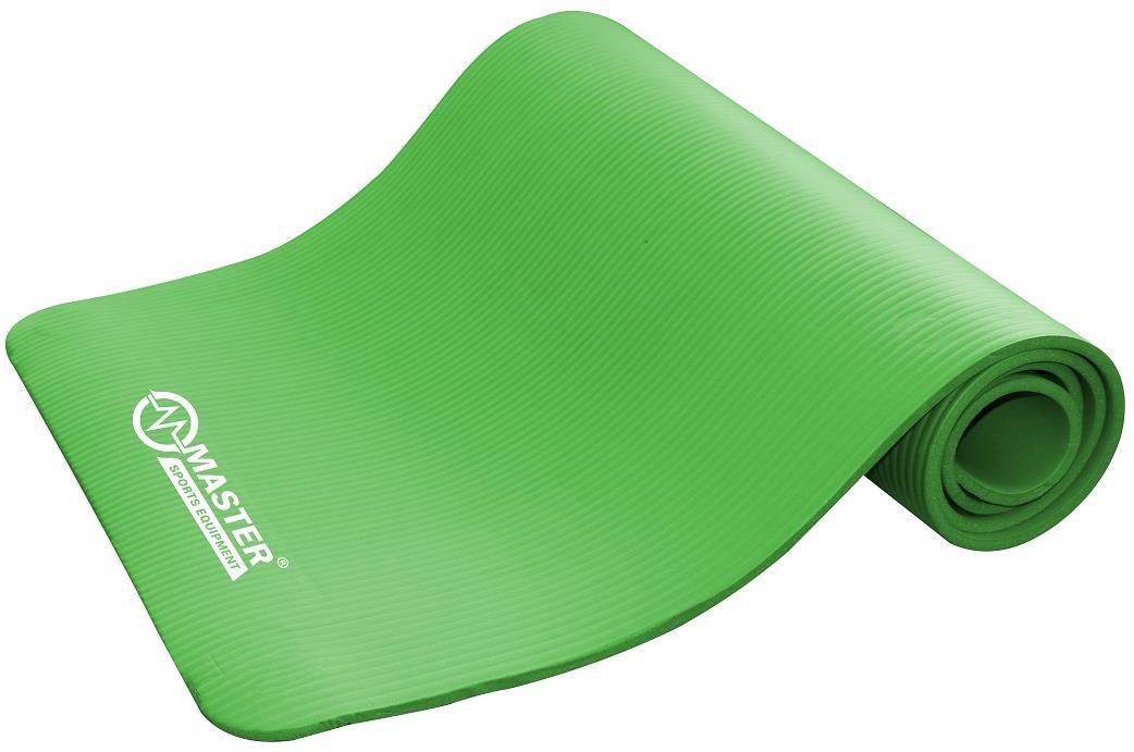 MASTER Yoga NBR 10 mm, 183 × 61 cm, zelená