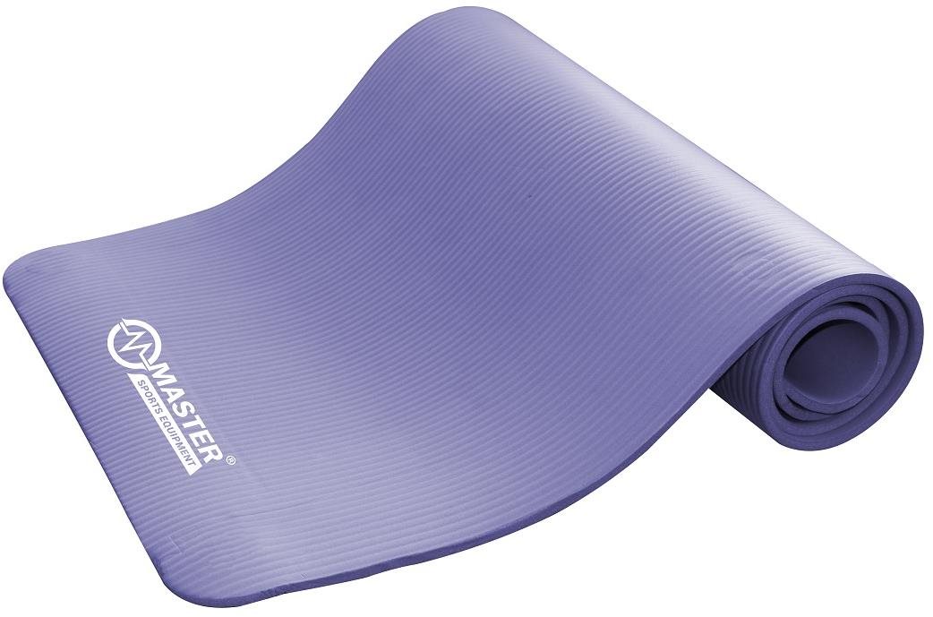 MASTER Yoga NBR 10 mm, 183 × 61 cm, fialová