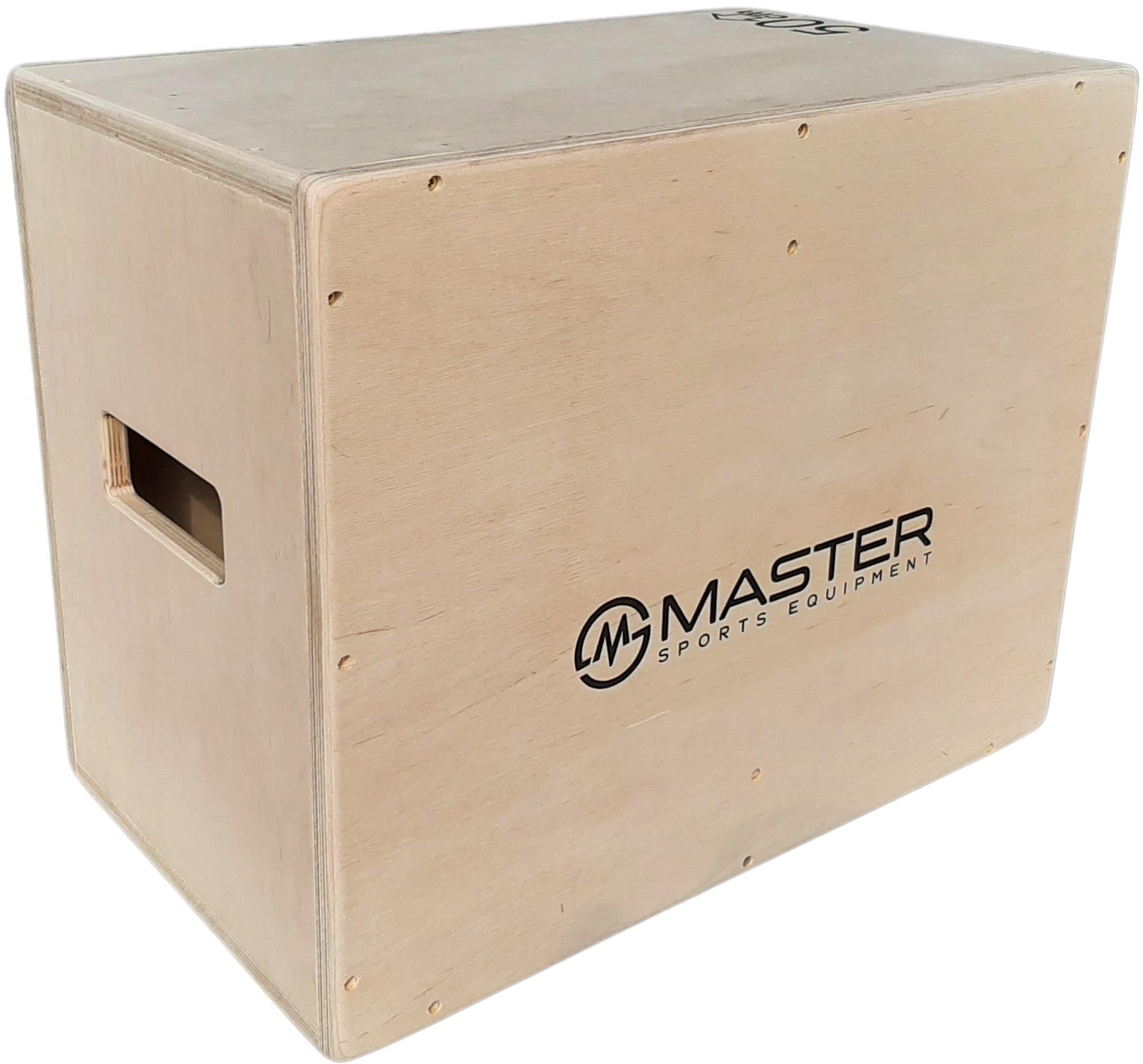 Master Tréninkový plyo box Wood 60 × 50 × 40 cm