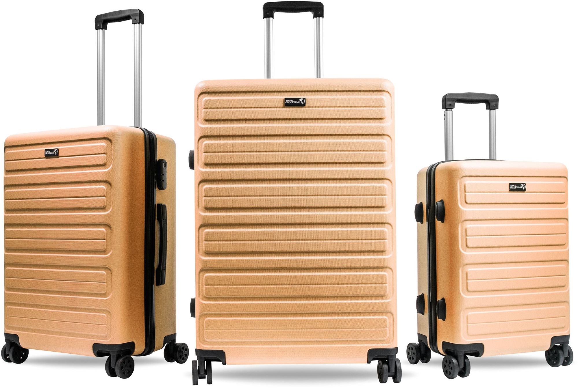 Aga Travel Súprava cestovných kufrov MR4657 Oranžová
