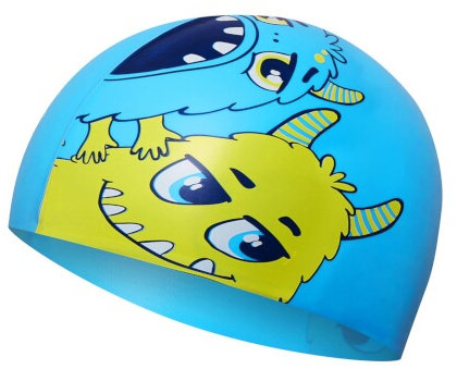 NILS Aqua Silikónová čiapka detská NQC Monster