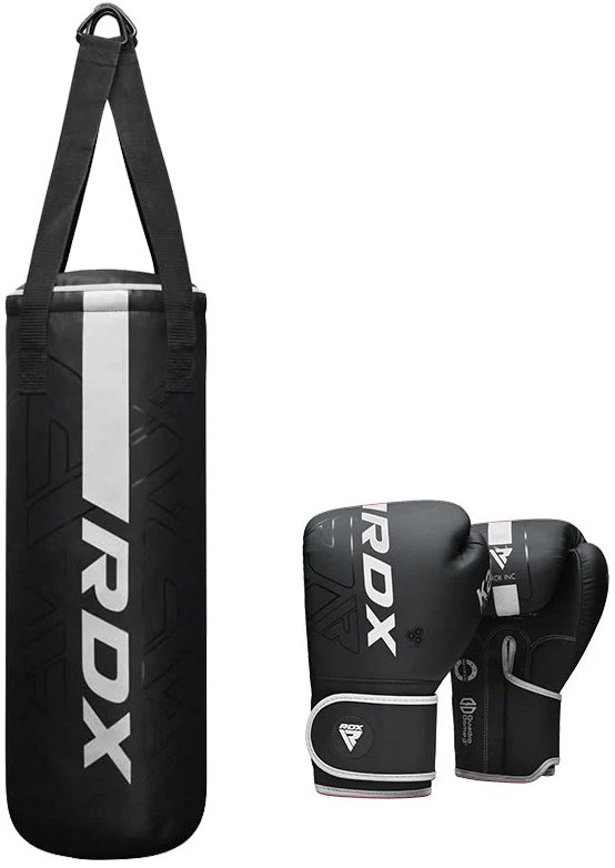RDX Detské boxovacie vrece a rukavice F6 2FT Kara, biele