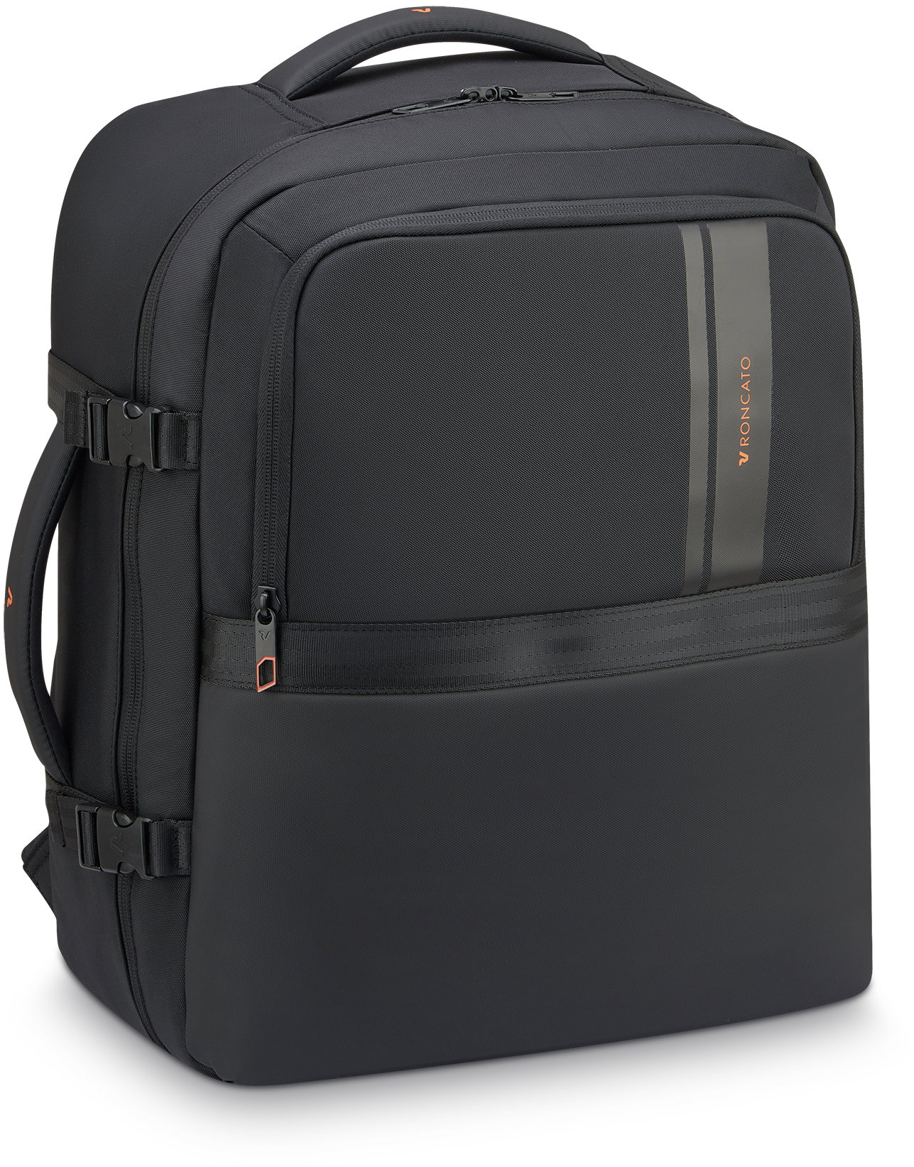 Roncato Metropolitan čierny 45 × 36 × 20 cm