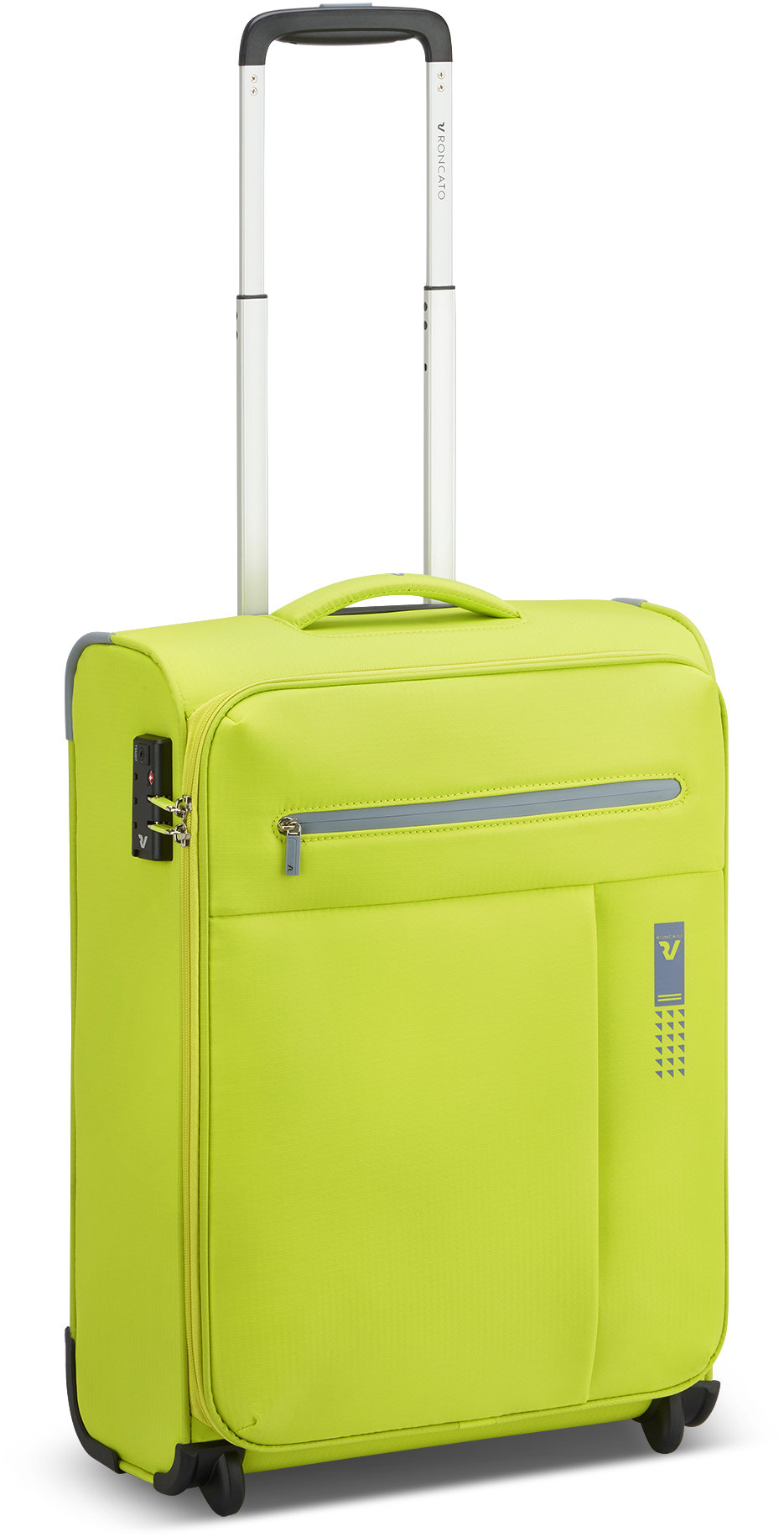 Roncato LITE SOFT S, limetkový, 55 × 40 × 20 cm, 2 kolieska