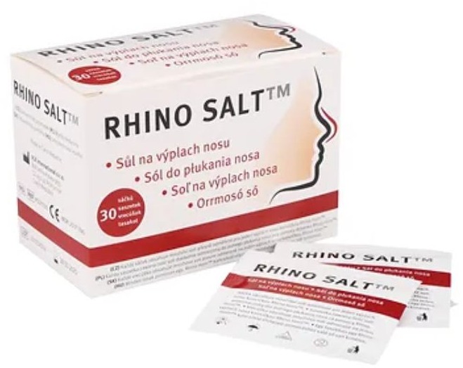 Rhino Salt soľ na výplach nosa, 30 vreciek