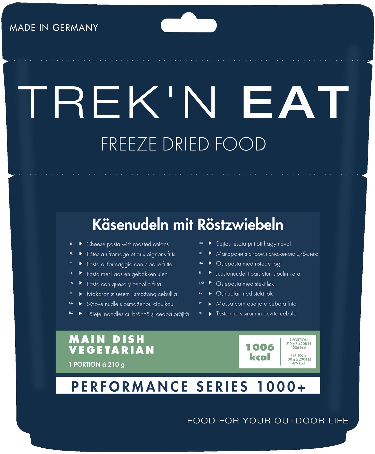 Trek'n eat Syrové rezance s osmaženou cibuľkou 1000+ kcal